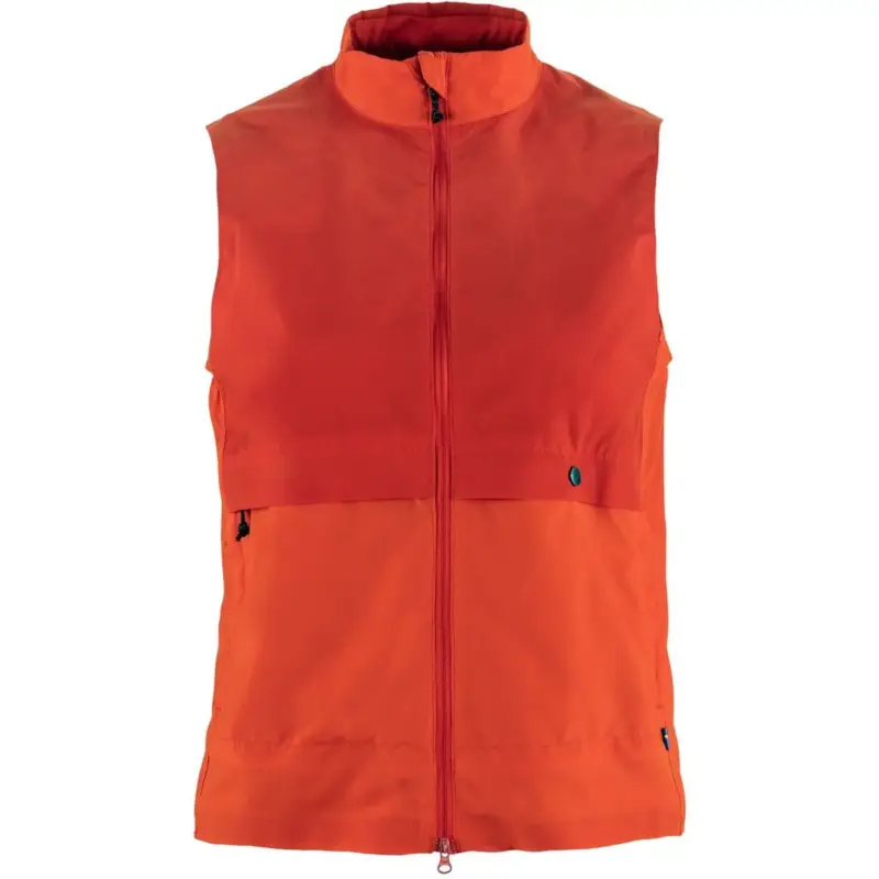 Kamizelka wiatroszczelna damska Fjallraven Hoja Adventure Vest - Flame Orange Najlepsza cena