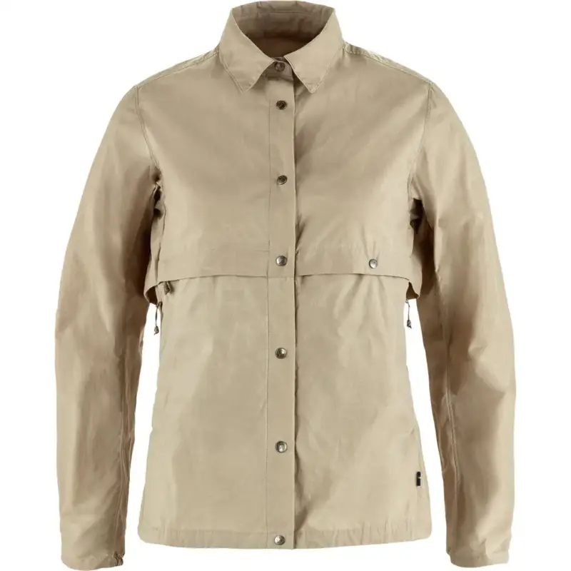 Kurtka przeciwwiatrowa damska Fjallraven Hoja Rider's Wind Jacket - Fossil Nowość