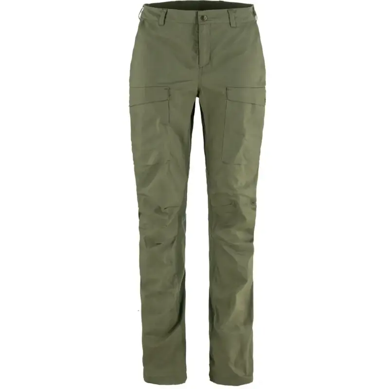 Zamów dziś Spodnie G-1000® damskie Fjallraven Abisko Hybrid Trail Trousers - Laurel Green
