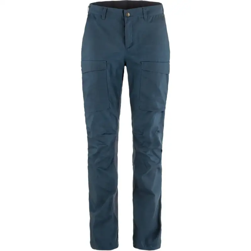 Nowość Spodnie G-1000® damskie Fjallraven Abisko Hybrid Trail Trousers - Navy
