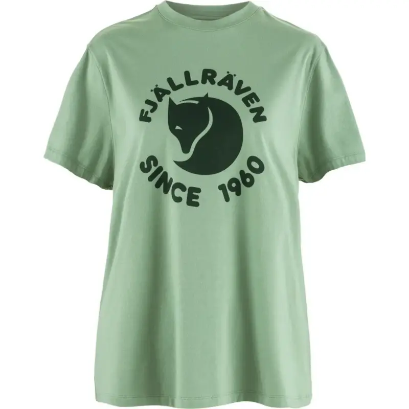 T-shirt bawełniany damski Fjällräven Relaxed T-shirt- Misty Green Tylko dziś
