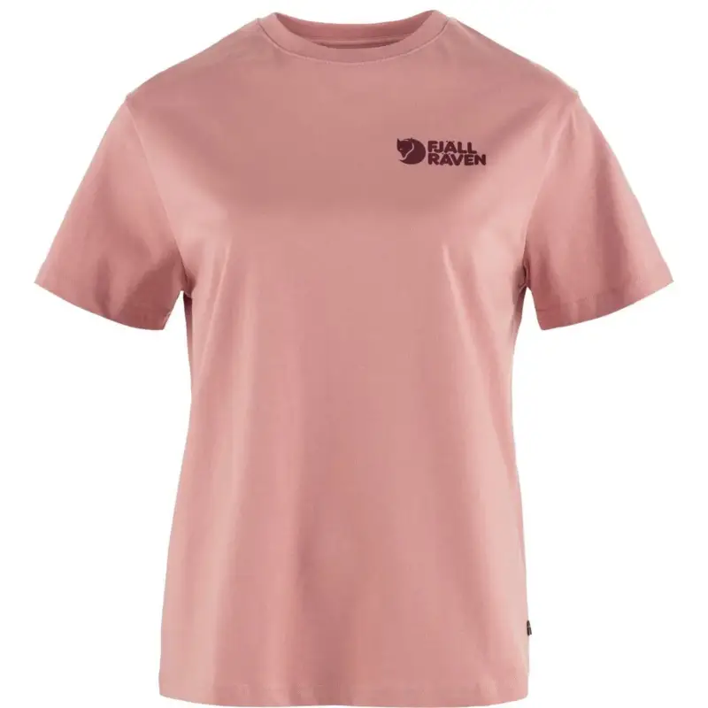 T-shirt bawełniany damski Fjallraven Heavy Classic T-shirt - Dusty Rose Super okazja