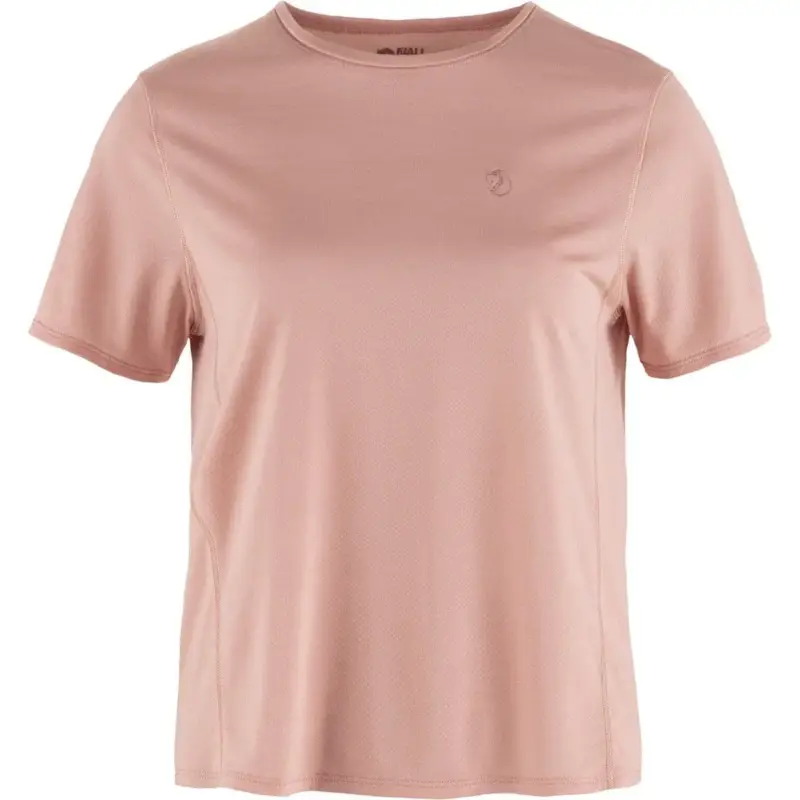 Nie przegap T-shirt szybkoschnący damski Fjallraven Abisko Lite SS - Chalk Rose