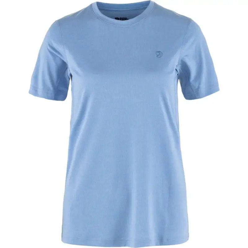 T-shirt szybkoschnący damski Fjallraven Abisko Day Hike SS - Ultramarine Bezpieczne zakupy