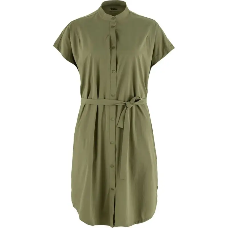 Sukienka szybkoschnąca damska Fjallraven Abisko Fjäll Dress- Green Premium