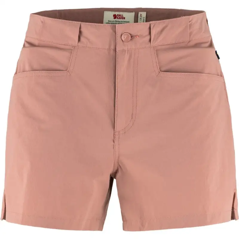 Zniżka Spodenki szybkoschnące damskie Fjallraven High Coast Lite Shorts - Dusty Rose