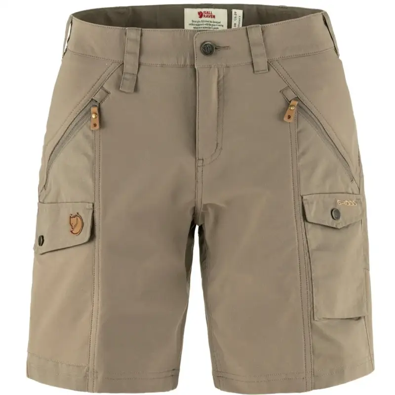Bestseller Spodenki G-1000® damskie Fjallraven Nikka Shorts Curved - Suede Brown