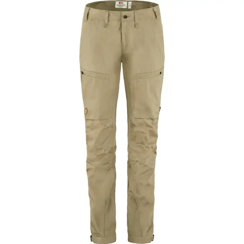 Spodnie G-1000® damskie Fjallraven Abisko Lite Trekking Regular - Fossil Rabat