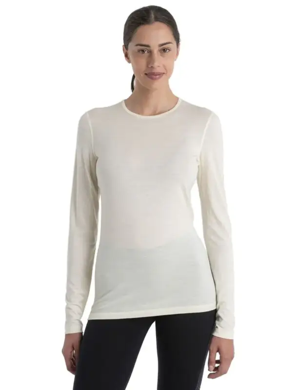 Bluza termoaktywna damska Icebreaker Merino 200 Oasis LS Crewe - Undyed Zamów teraz
