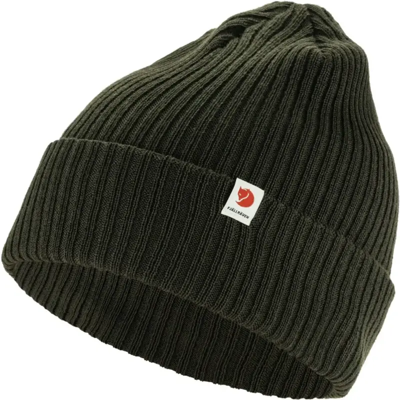 Czapka zimowa Fjallraven Rib Hat - Deep Forest Ostatnia szansa
