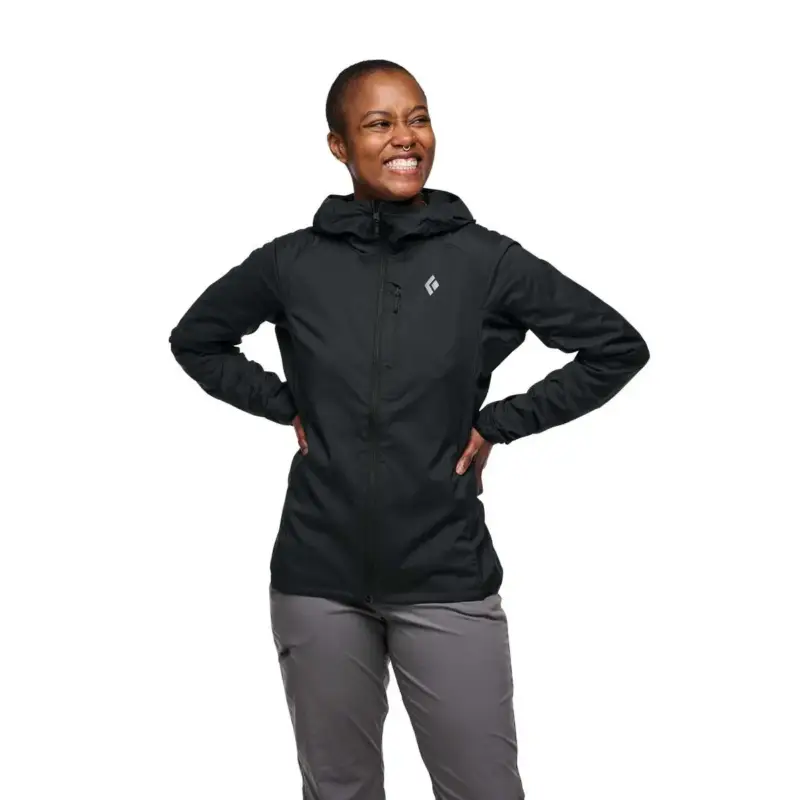Kurtka ocieplana damska Black Diamond Alpine Start Insulated Hoody - Black Wyjątkowa oferta