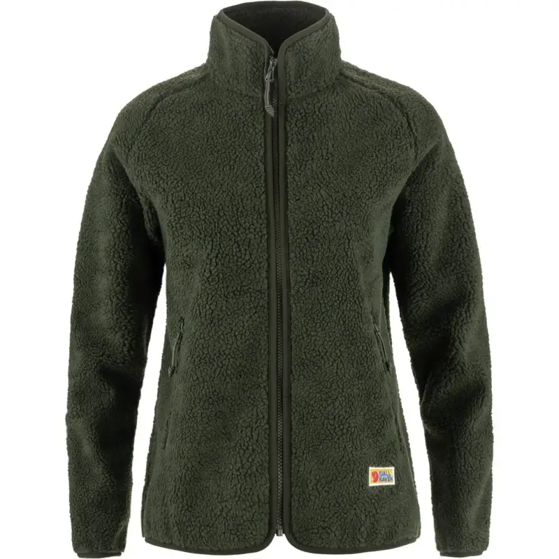 Polar damski Fjallraven Vardag Pile Fleece - Deep Forest Nie przegap
