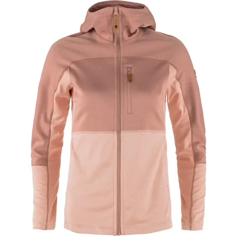 Polar damski Fjallraven Abisko Trail Fleece - Chalk Rose/Dusty Rose Sprawdź teraz