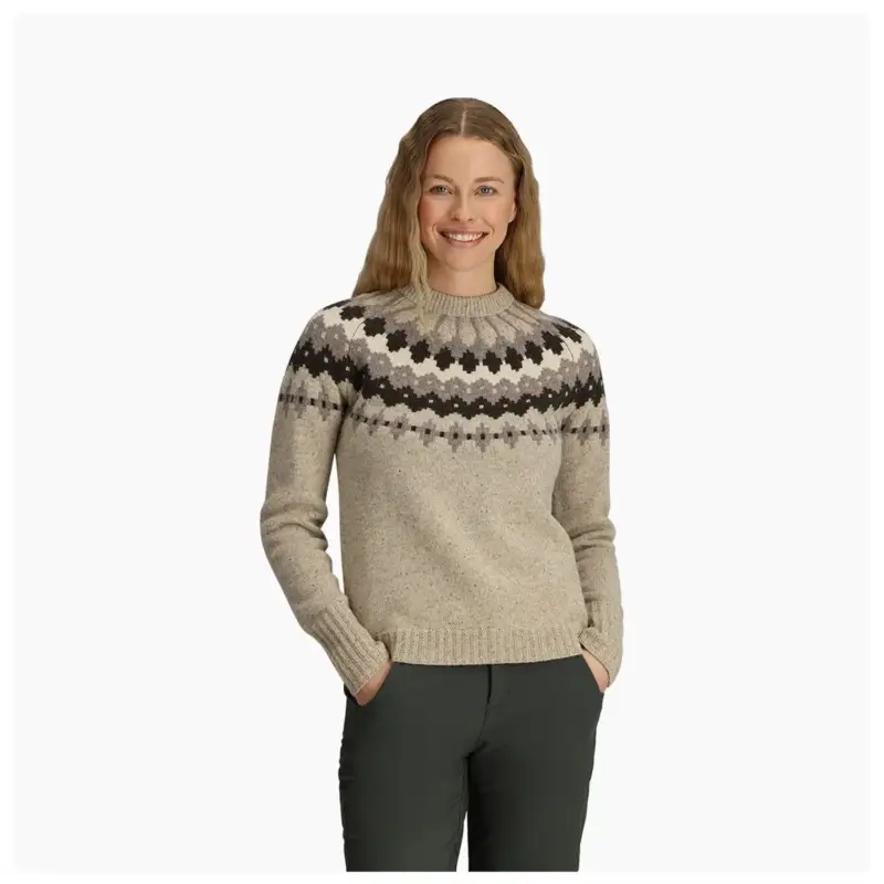 Sweter wełniany damski Royal Robbins Rockcraft Wool Crew - Sandstone Snowcreek Pt Darmowy zwrot