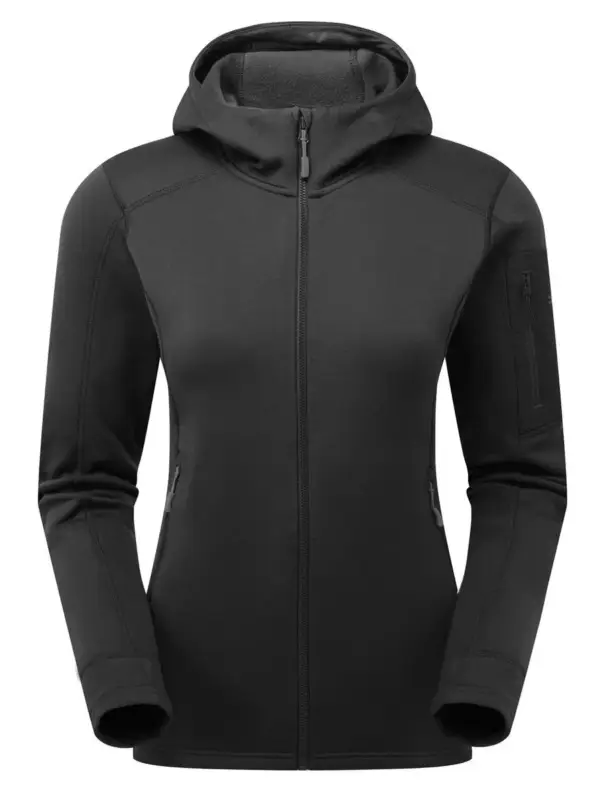 Bluza polarowa damska Rab Modulus Hoody - Black Bestseller