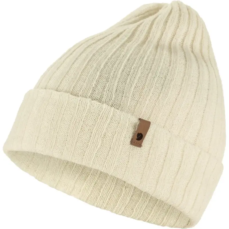 Czapka zimowa wełniana Fjallraven Byron Hat Thin - Chalk White Niska cena