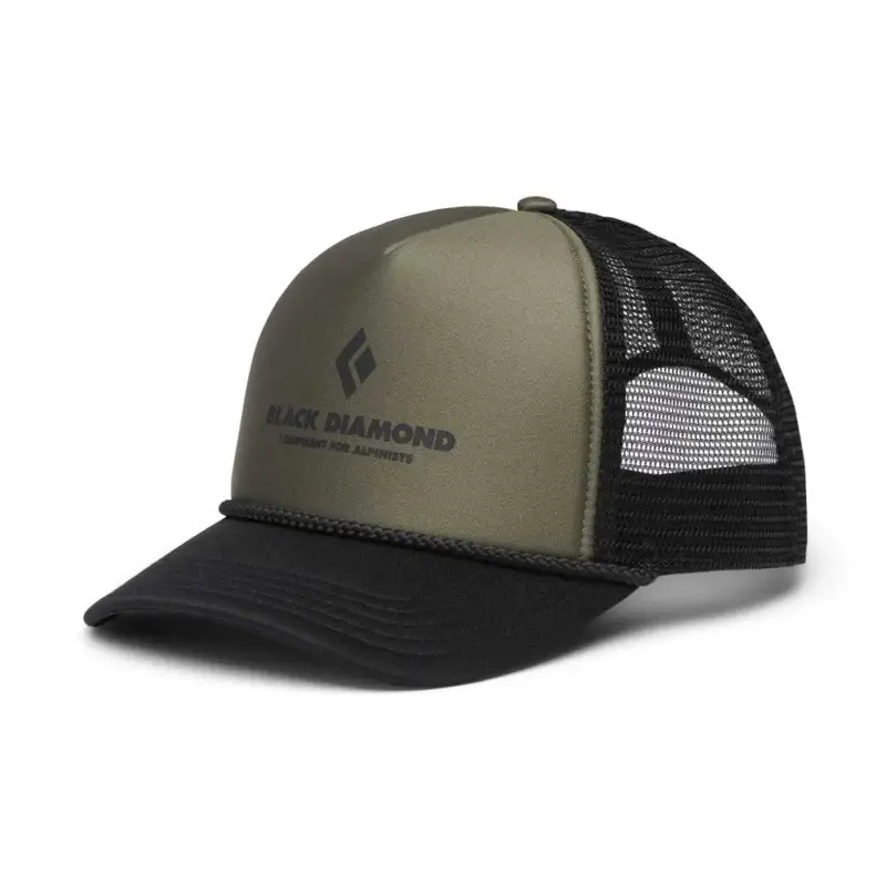 Szybka wysyłka Czapka z daszkiem Black Diamond Flat Bill Trucker Hat - Tundra/Black