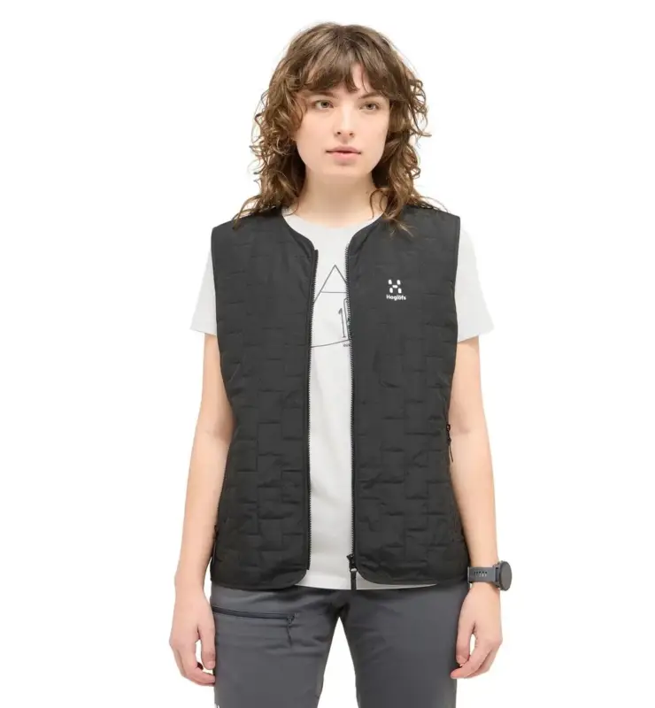 Kamizelka ocieplana damska Mimic Companion Vest Women Haglofs - True Black Super okazja