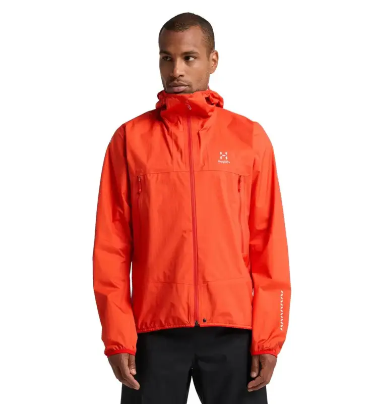 Kurtka membranowa męska Haglöfs L.I.M. Proof Jacket - Habanero Szybka dostawa