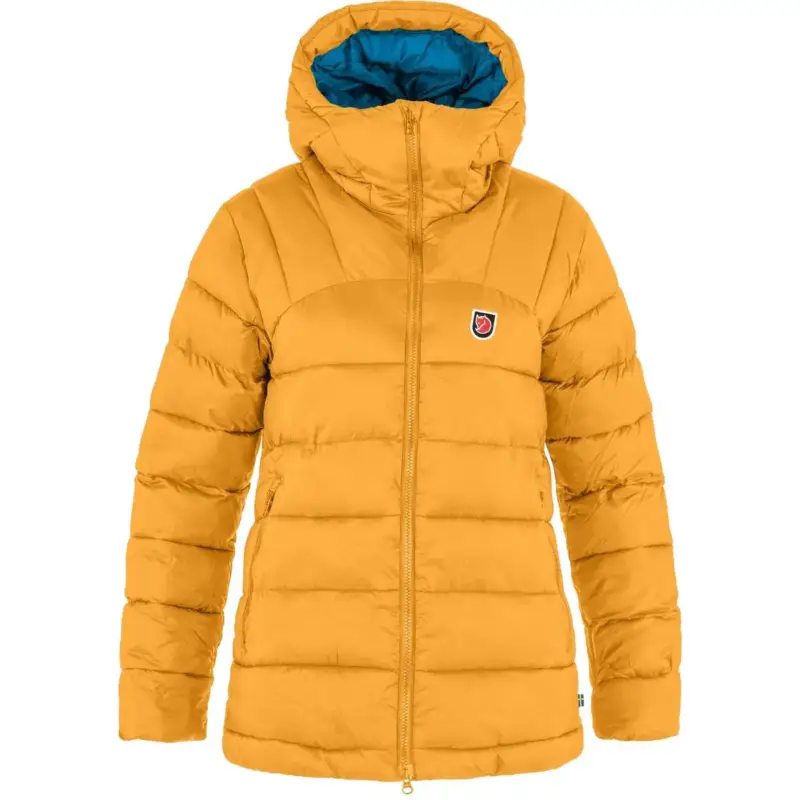 Wyjątkowa oferta Kurtka ocieplana damska Fjallraven Expedition Mid Winter Jacket - Mustard Yellow/ UN Blue