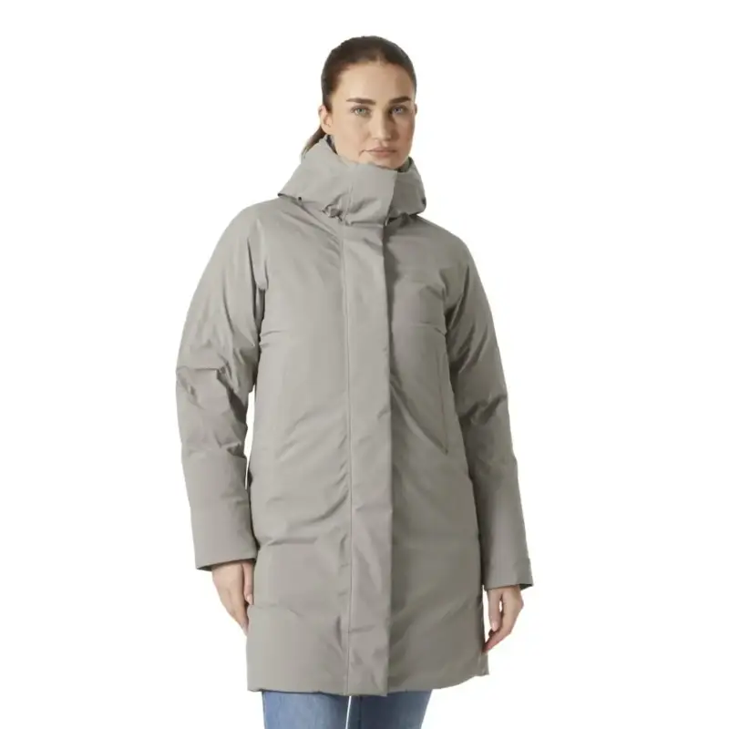 Darmowy zwrot Płaszcz puchowy damski Helly Hansen Urban Pro Helly Tech® Down Coat - Terrazzo