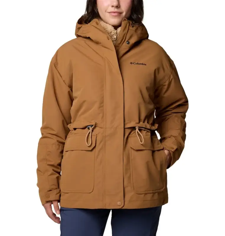 Kurtka 3-w-1 damska Columbia Drop Ridge™ II Interchange Jacket - Camel Brown Oferta limitowana