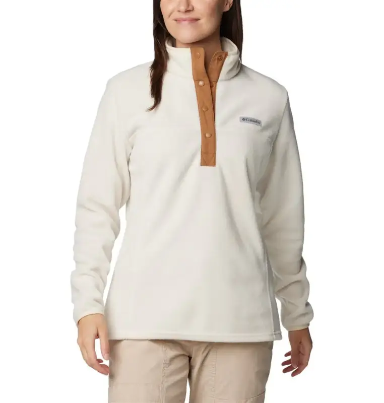 Polar damski Columbia Benton Springs™ Half Snap Pullover II - Chalk Hit cenowy