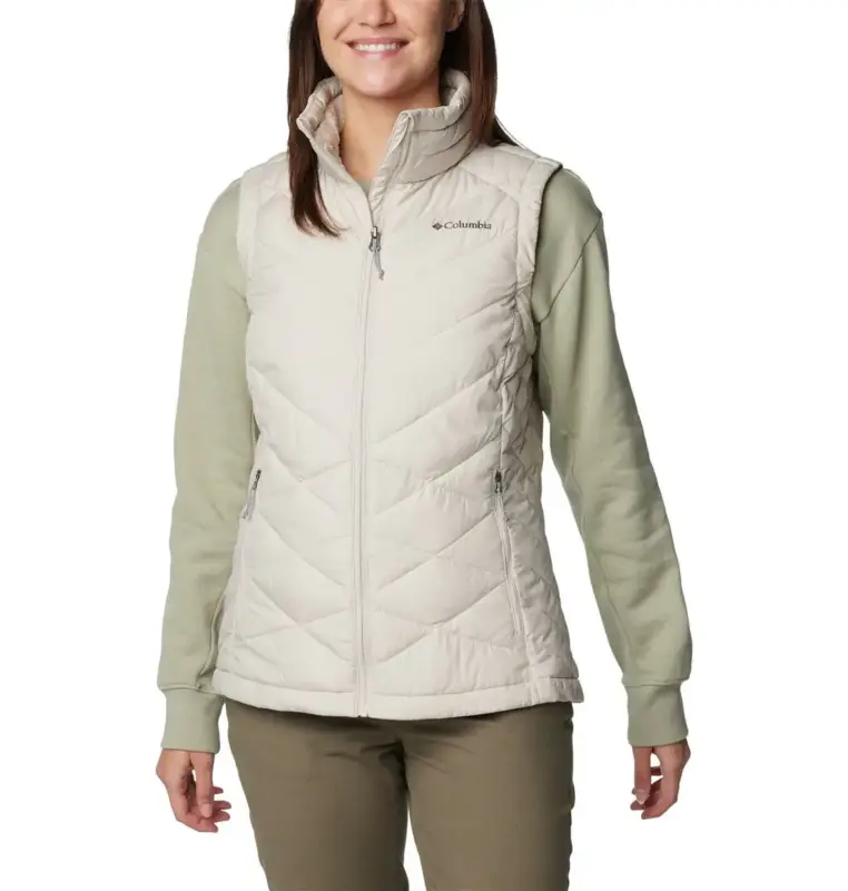 Wyjątkowa oferta Kamizelka ocieplana damska Columbia Heavenly™ II Vest - Dark Stone
