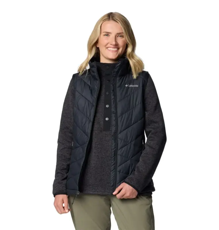 Kamizelka ocieplana damska Columbia Heavenly™ II Vest - Black Wyjątkowa oferta