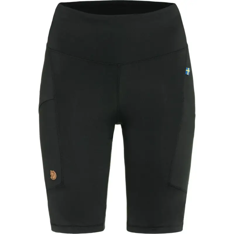 Spodenki szybkoschnące damskie Fjallraven Abisko Short Tights - Black Niska cena