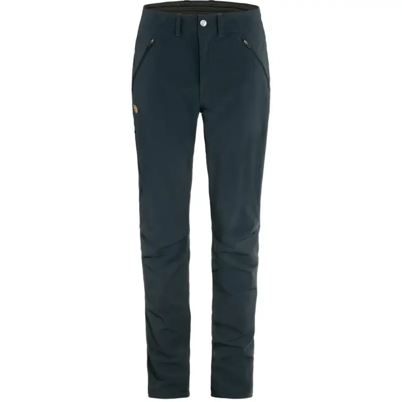 Spodnie trekkingowe damskie Fjallraven Abisko Trail Stretch Trousers - Dark Navy Niska cena