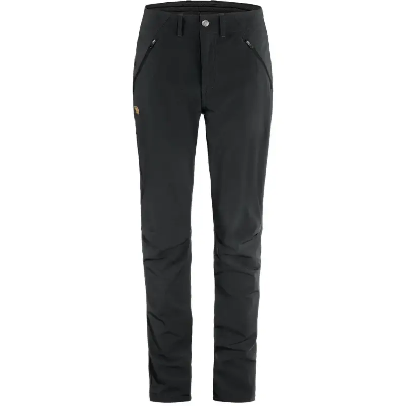 Obniżka ceny Spodnie trekkingowe damskie Fjallraven Abisko Trail Stretch Trousers - Black