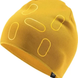 Czapka termoaktywna Haglofs Fanatic Print Beanie - Autumn Leaves/Pumpkin Yellow Szybka wysyłka