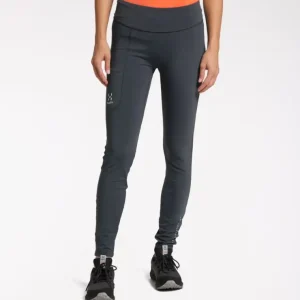 Zniżka Legginsy damskie Haglofs L.I.M Leap Tights - 2At Magnetite