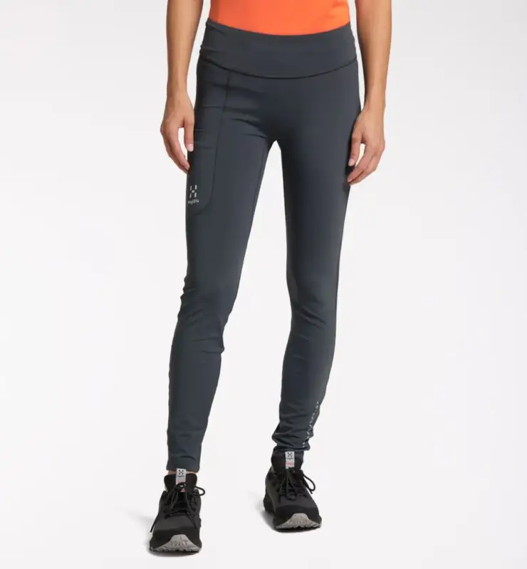 Zniżka Legginsy damskie Haglofs L.I.M Leap Tights - 2At Magnetite