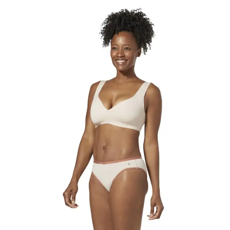 Biustonosz sportowy damski Royal Robbins Readydry Bra - 010 - White Niska cena