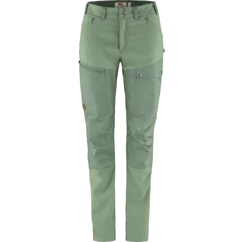 Niska cena Spodnie G-1000® damskie Fjallraven Abisko Midsummer Regular - Jade Green/Patina Green