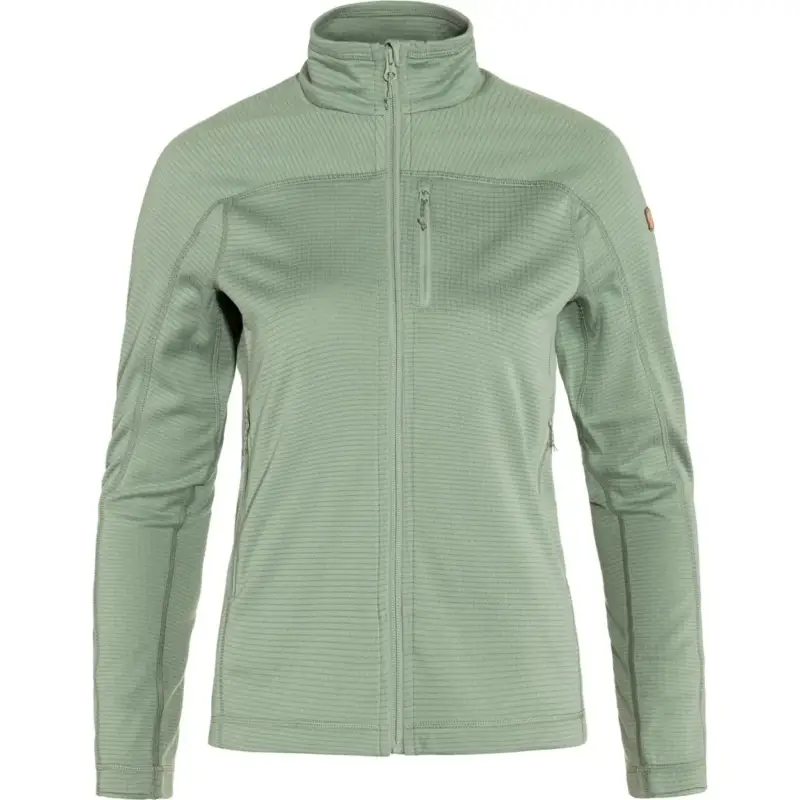 Dostępne od ręki Polar damski Abisko Lite Fleece - Misty Green
