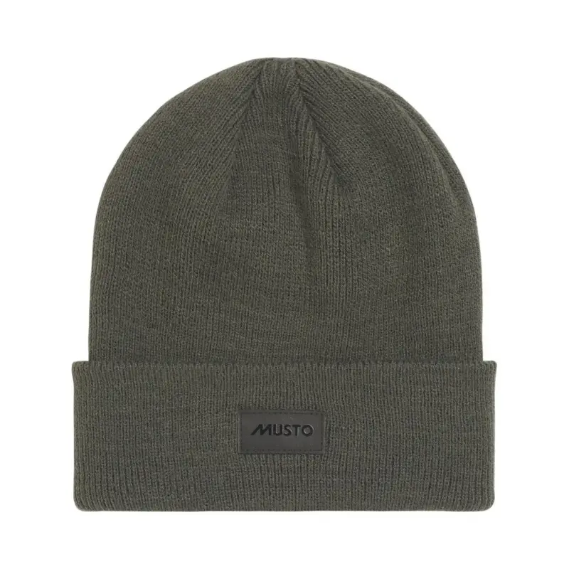 Bezpieczna płatność Czapka zimowa Musto Shaker Cuff Beanie - Field Green