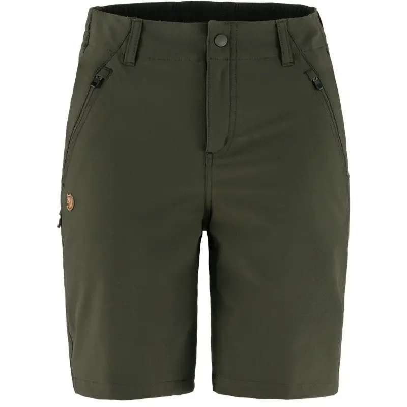 Kup teraz Spodenki szybkoschnące damskie Fjallraven Abisko Trail Stretch Shorts - Deep Forest