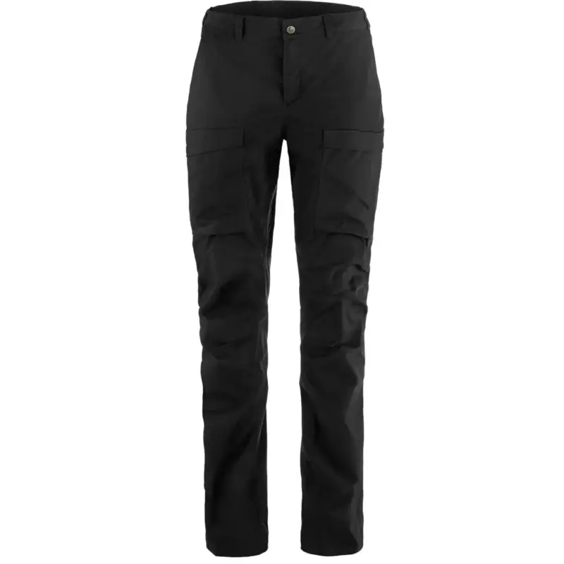 Spodnie G-1000® damskie Fjallraven Abisko Hybrid Trail Trousers - Black Promocja