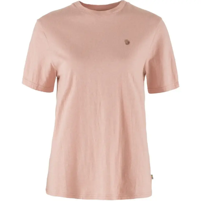 T-shirt bawełniany damski Fjallraven Hemp Blend - Chalk Rose Najlepsza cena