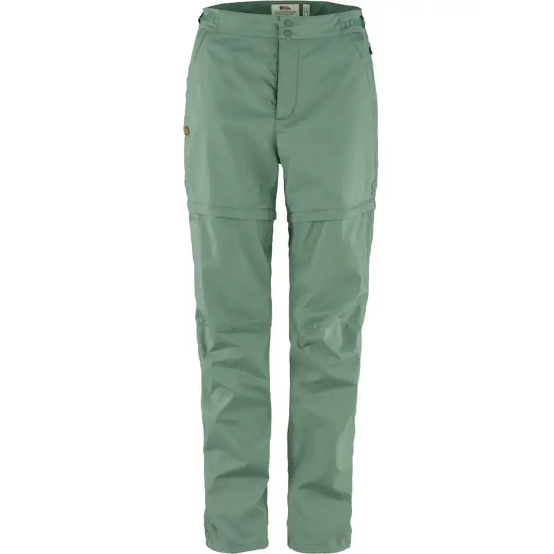 Spodnie G-1000® damskie Fjallraven Abisko Hike Zip-Off - Patina Green Niska cena