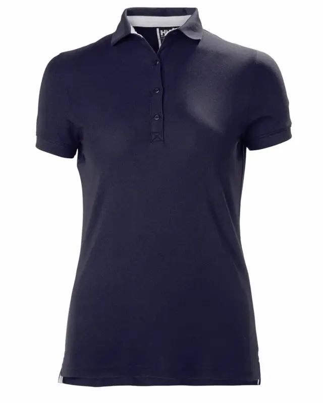 Nie przegap Koszulka szybkoschnąca damska Helly Hansen Crewline Polo - Navy