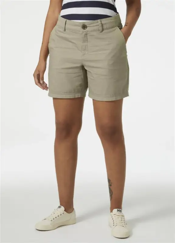Szorty bawełniane damskie Helly Hansen Pier Shorts - Pebble Sprawdź teraz