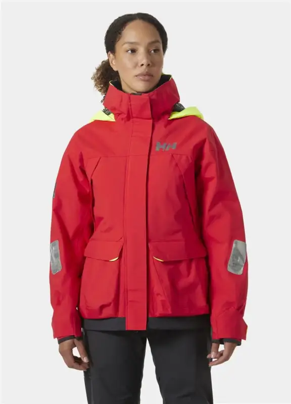 Hit cenowy Sztormiak damski Helly Hansen W Pier 3.0 Jacket - Alert Red