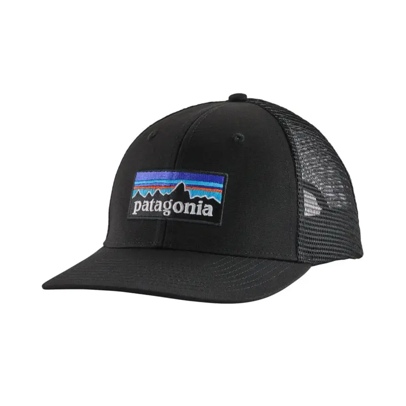Czapka z daszkiem Patagonia P-6 Logo Trucker Hat - Black Oferta