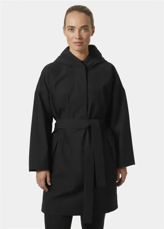 Rabat Poncho membranowe damskie Helly Hansen Lilja Belted Poncho - Black