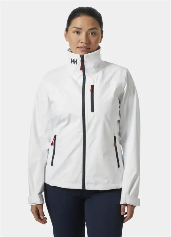 Kurtka żeglarska damska Helly Hansen CREW JACKET 2.0 - White Do wyczerpania zapasów
