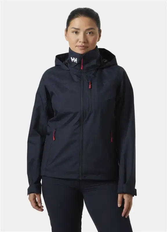 Dostępne od ręki Kurtka żeglarska damska Helly Hansen CREW HOODED JACKET 2.0 - Navy